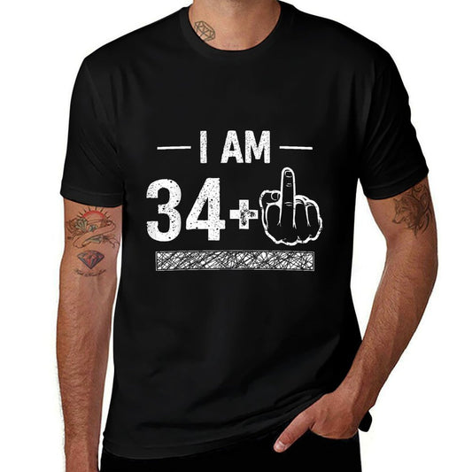 I Am 34 Plus 1 - 35th Birthday  Affordable Price T-Shirt