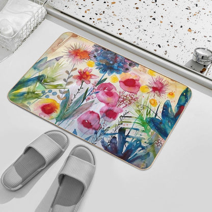Spring Garden  Pet-Safe Bath Mat