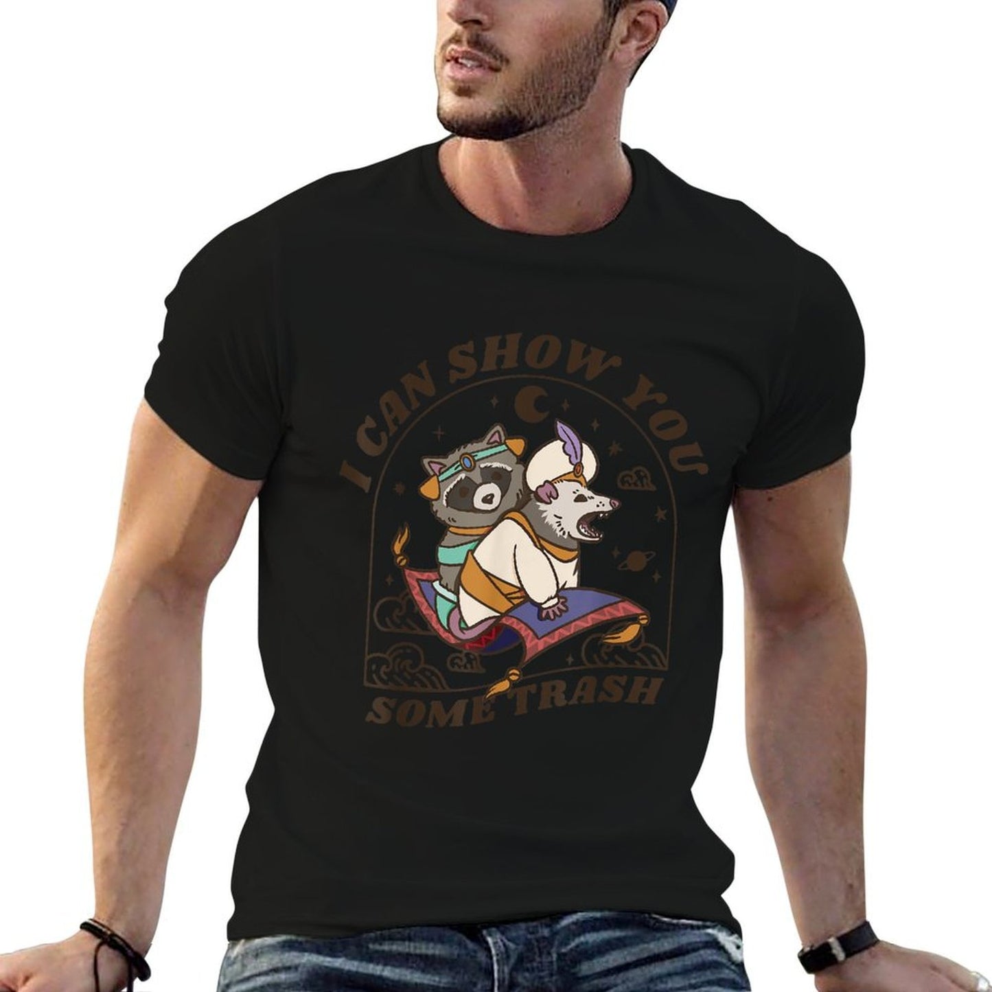 I Can Show You Some Trash Funny Raccoon Possum, Raccoon  Odor-resistant T-Shirt