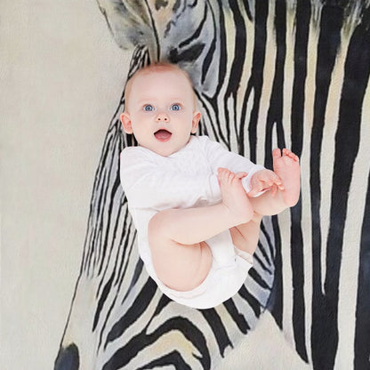 Zebra Eco-conscious Throw Blanket