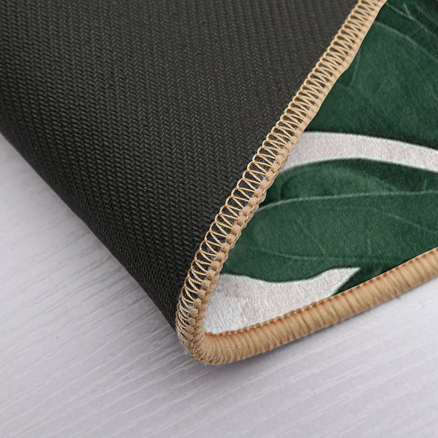 Fiddle Leaf Abstract - Naturelle #1 #minimal #wall #decor #art  Rapid-Drying Bath Mat