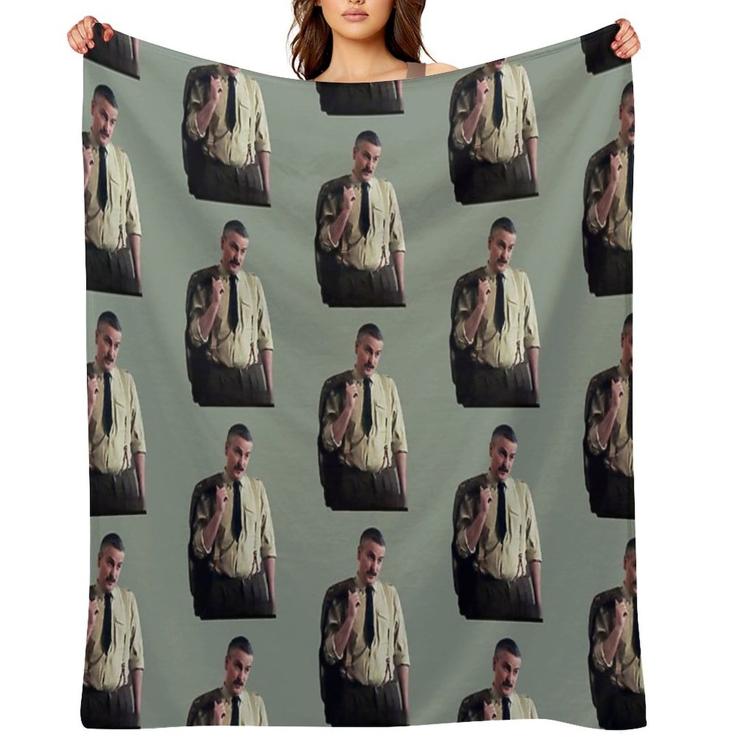 BBC Ghosts The Captain Durable Throw Blanket