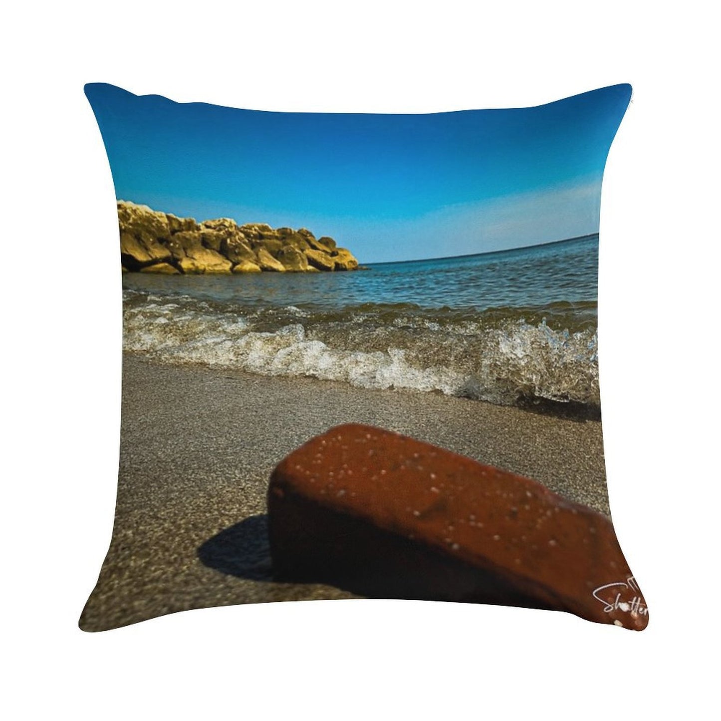 Bricked Soft Warmth Comfort Throw Pillow