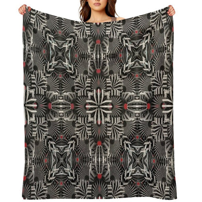 Calaabachti Matrix Plush Throw Blanket