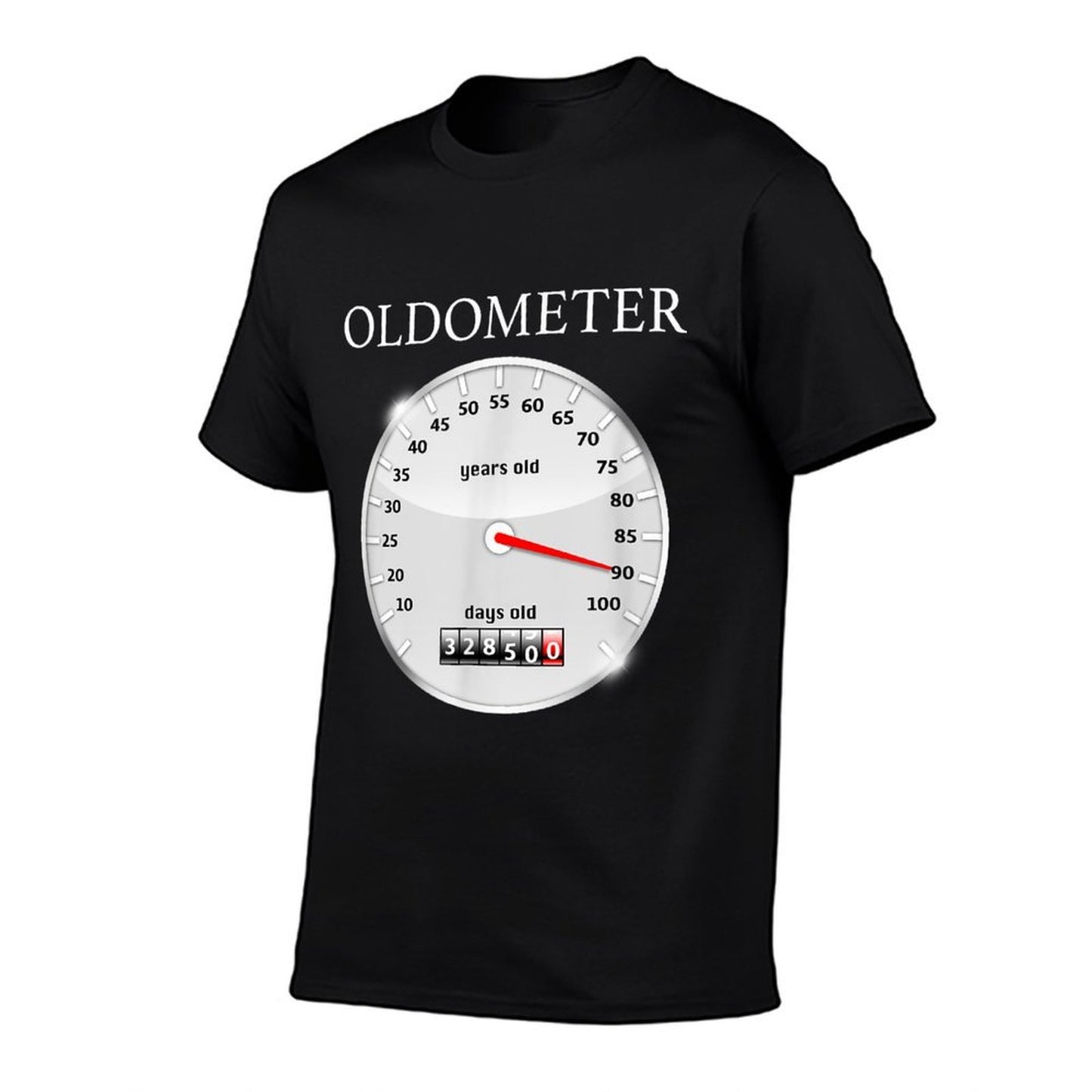Oldometer 90 Years Old Vintage 90th Birthday  Stretchy T-Shirt