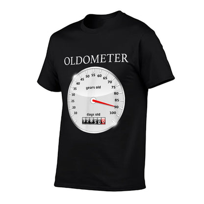 Oldometer 90 Years Old Vintage 90th Birthday  Stretchy T-Shirt