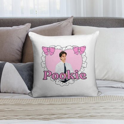 Jack Schlossberg Pookie Lace Heart Soft Warmth Comfort Throw Pillow