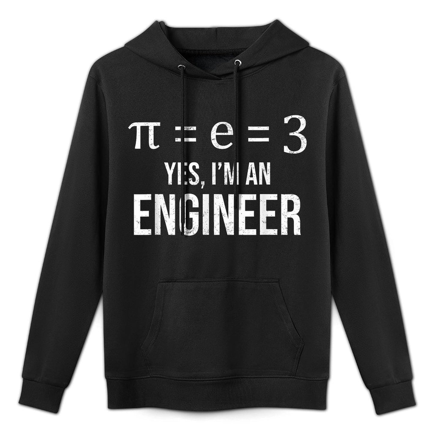 Pi = E = 3 Funny Math Pi Day Engineer Meme Engineering Layering Staple Hoodie
