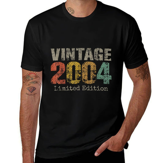 Vintage 2004 Limited Edition 21st Birthday Gifts 21 Year Old  Relaxed-fit T-Shirt