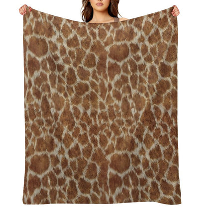 Giraffe Print Premium Throw Blanket