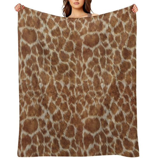 Giraffe Print Premium Throw Blanket