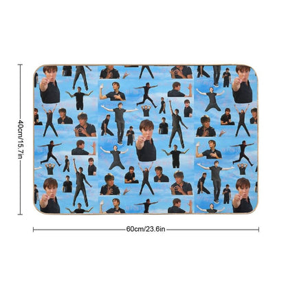 Zac Efron Troy Bolton Bet On It  High School Musical  High-Traffic Bath Mat
