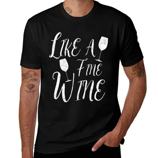Womens 50 Year Old Like A Fine Wine Happy 50th Birthday Premium  Rolled Sleeves T-Shirt