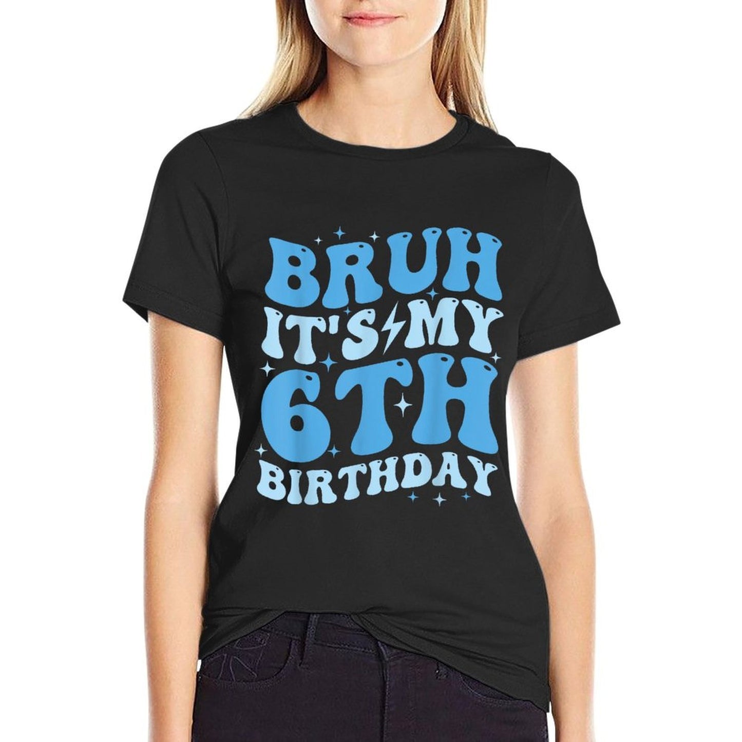 Bruh It's My 6th Birthday 6 Year Old Birthday For Boys  Durable T-Shirt
