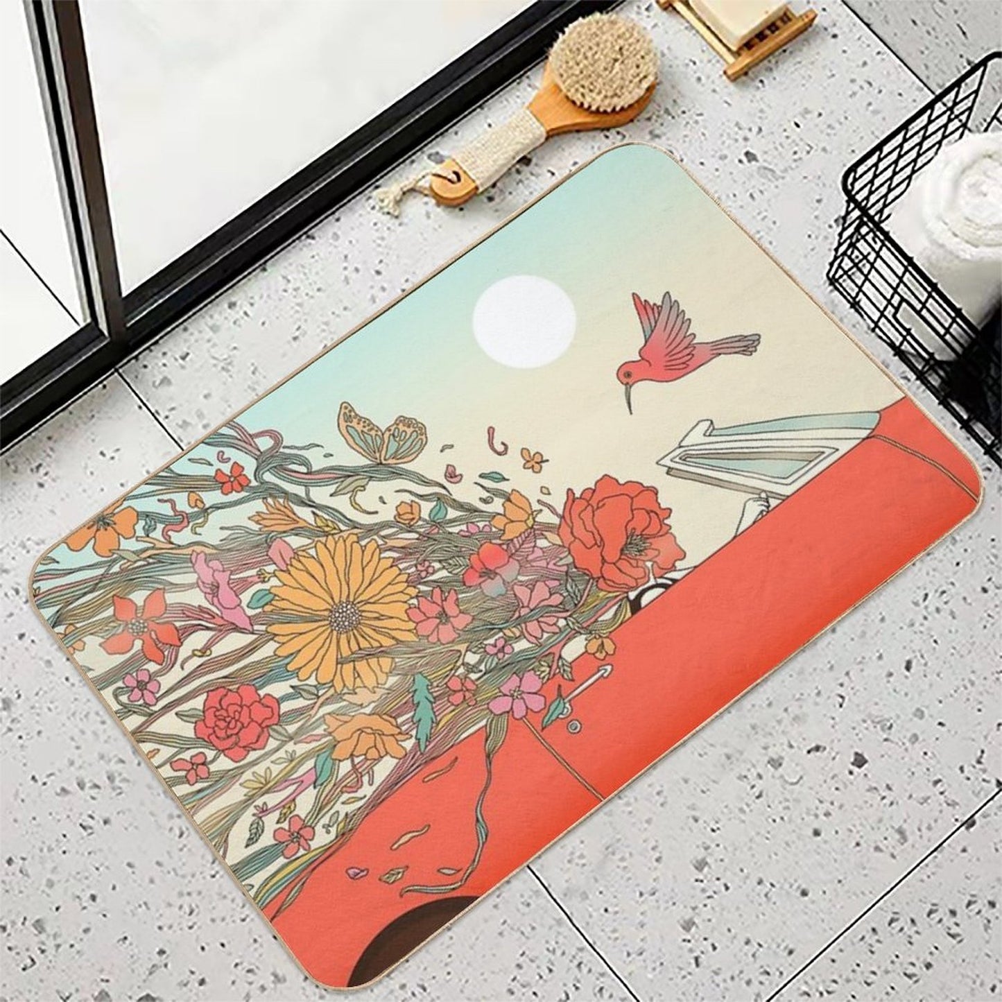 Passing Existence  Stain-Proof Bath Mat