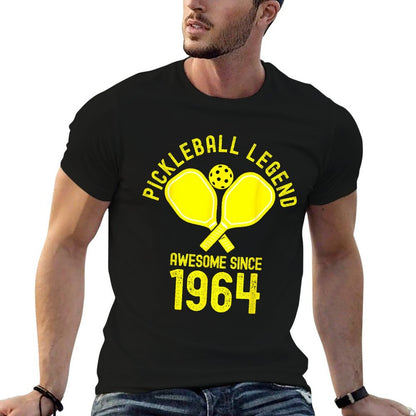 Pickleball Legend Awesome Since 1964 Retro 60th Birthday Comfortable T-Shirt
