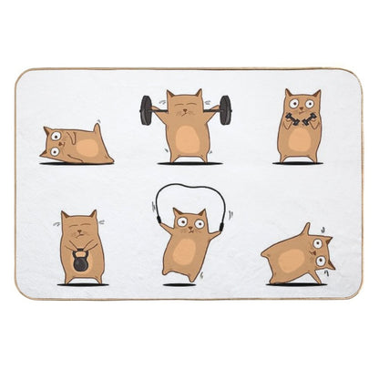 FITNESS CAT  Rapid-Drying Bath Mat