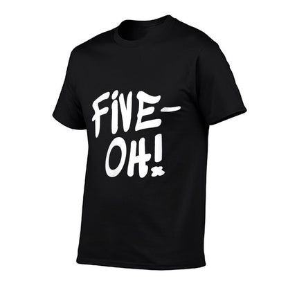 Womens Five Oh Fifty Funny 50th Birthday Gift Comfortable T-Shirt