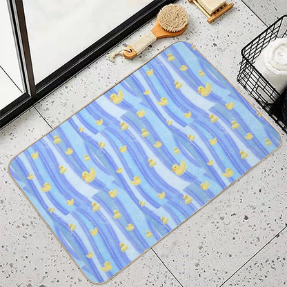 Rubber Duckies  Rapid-Drying Bath Mat
