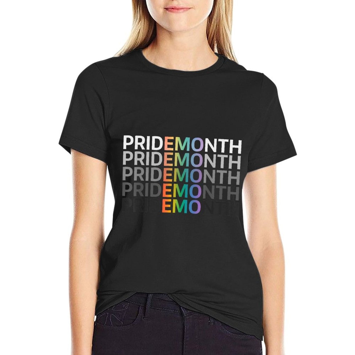 Pride Month Emo LGBT Gay Transgender Rainbow  Odor-resistant T-Shirt
