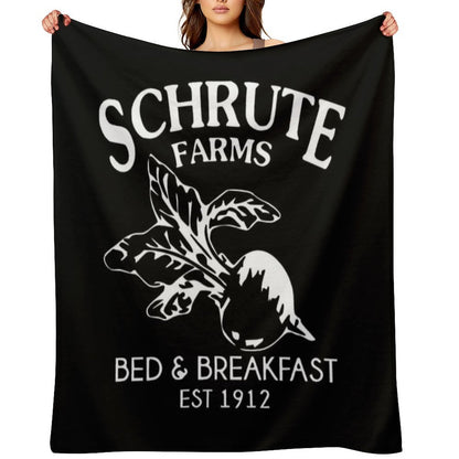 Schrute Farms Bed And Breakfast Machine-washable Throw Blanket