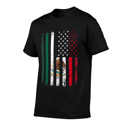Mexican American Mexican Roots Mexico America  Rolled Sleeves T-Shirt