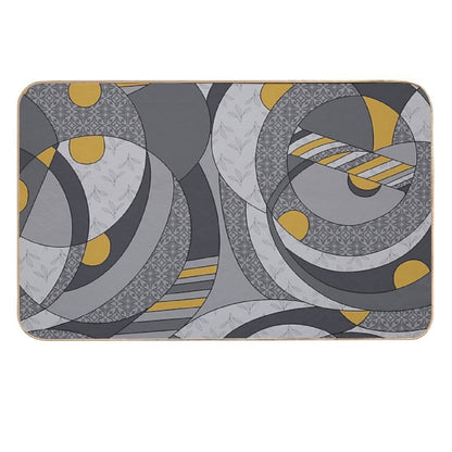 Industrial Spirals – Engineered Flow Meets Urban Art  Absorbent Bath Mat