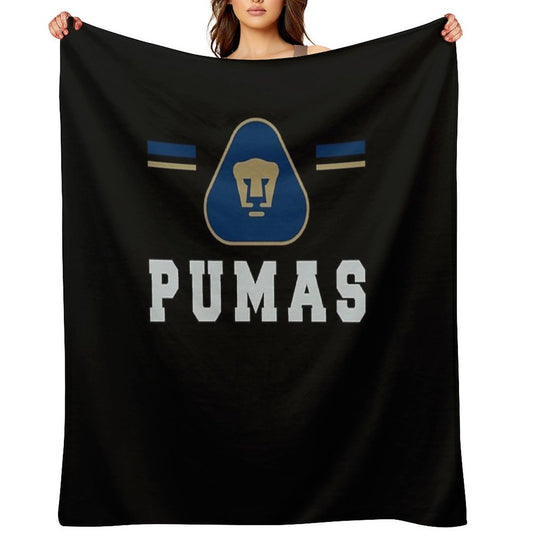 Pumas Unam - Mexican Soccer Team Family Gifts Velvety-soft Throw Blanket