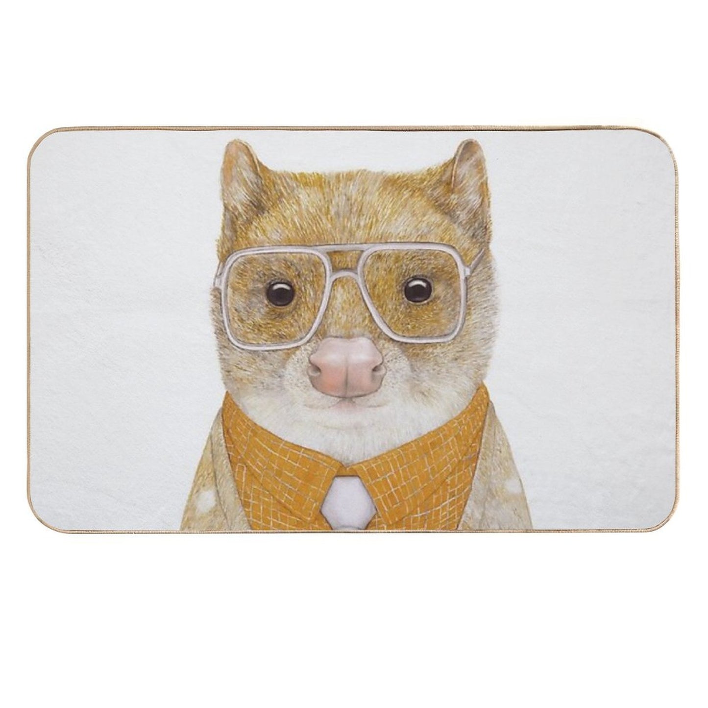 Spotted Quoll, Australian Hipster Animal  Long-Lasting Bath Mat