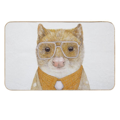 Spotted Quoll, Australian Hipster Animal  Long-Lasting Bath Mat