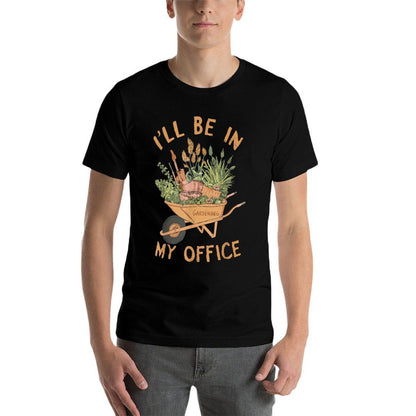 Gardening Ill Be In My Office Garden  Polyester Blend T-Shirt