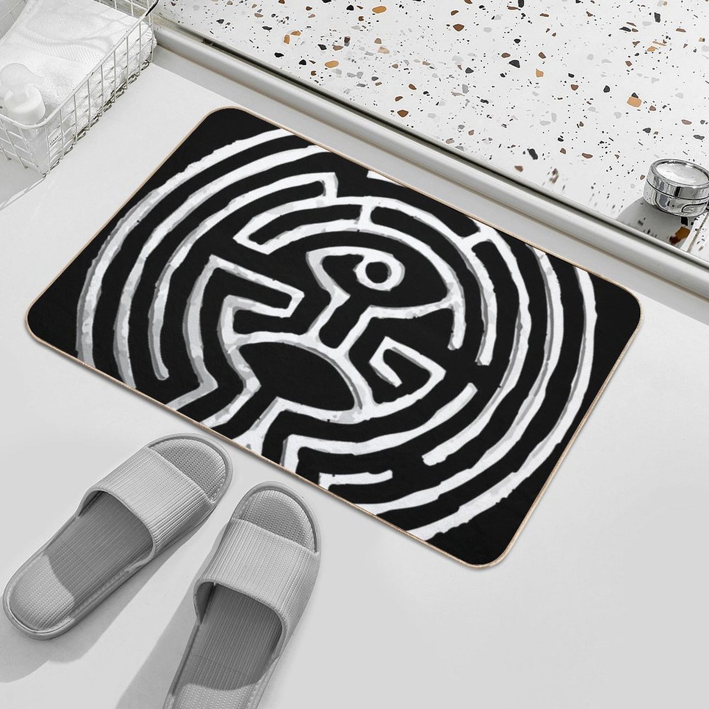Westworld Maze  Easy Maintenance Bath Mat