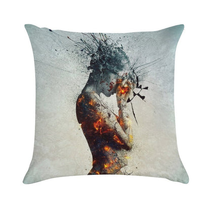 Deliberation Soft Luxury Feel Throw Pillow