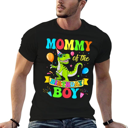 Love Family Matching Mommy Of The Birthday Boy T-Rex Dinosaur Birthday Party  Trendy Pattern T-Shirt