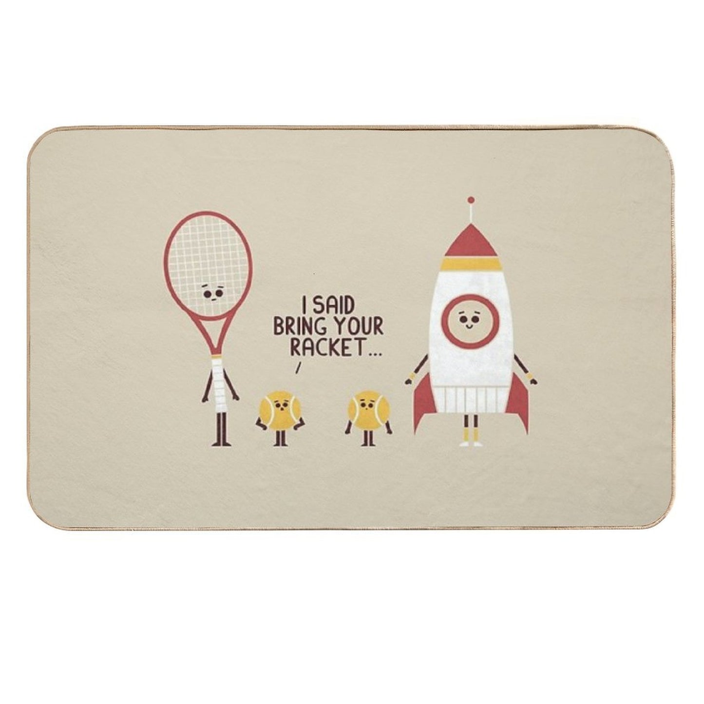 Classic Misunderstanding  Odorless Bath Mat