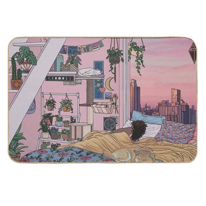 Sweet Dreams  Rapid-Drying Bath Mat