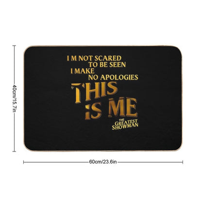 Retro Vintage This Is Me The Greatest Showman Gifts Movie Fan  Pet-Safe Bath Mat