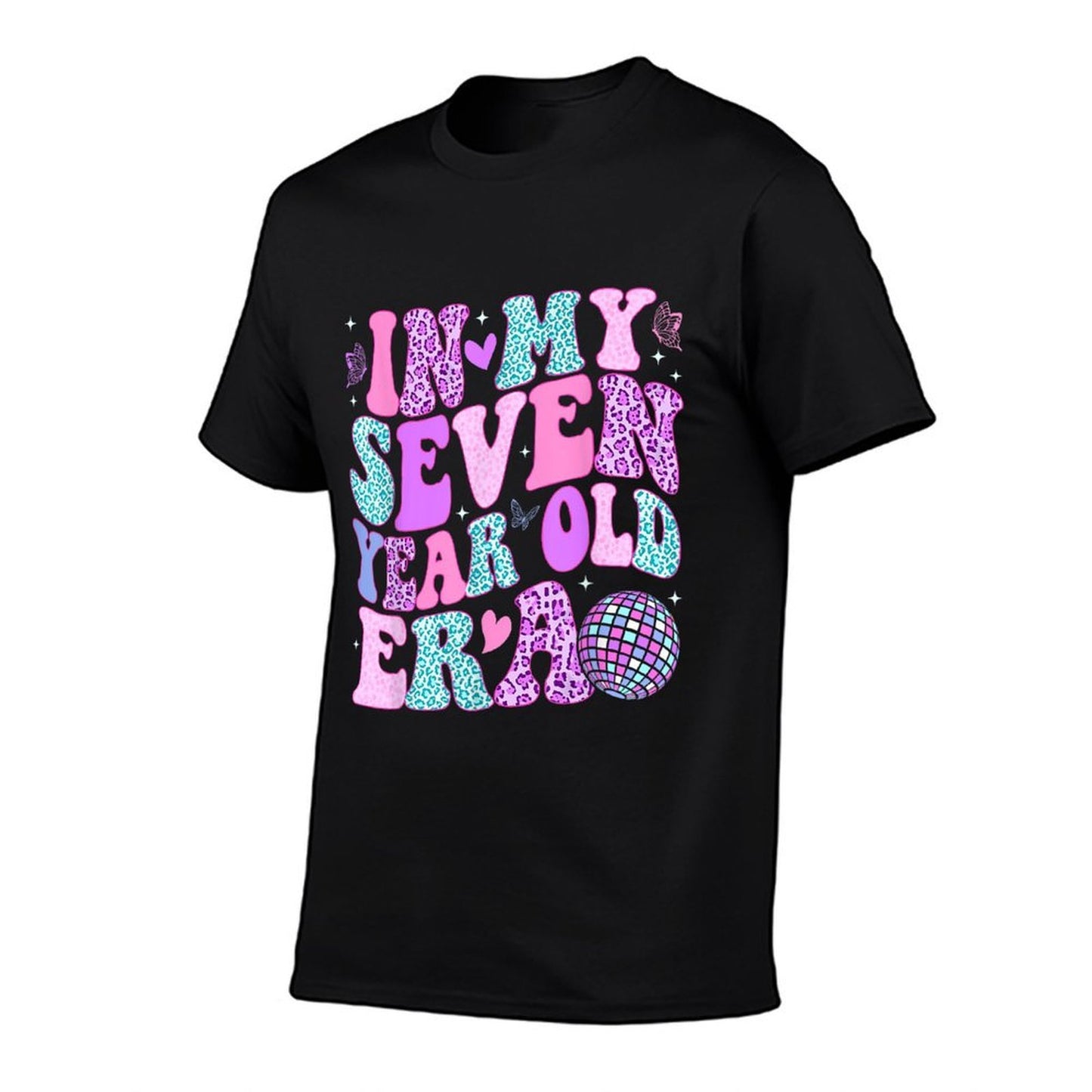 In My Seven Year Old Era Girl Boy 7th Birthday 7 Year Old Comfortable T-Shirt
