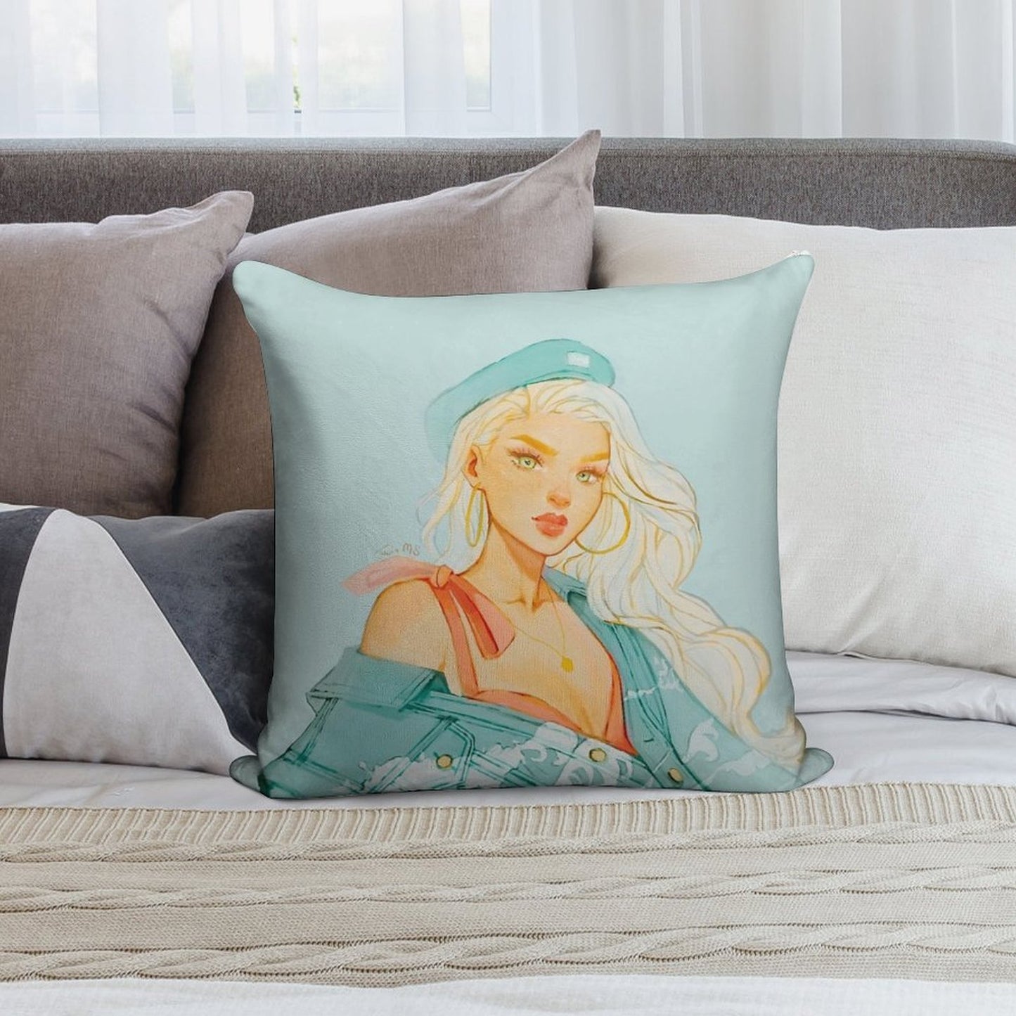Lagoona Soft Shrink-Resistant Throw Pillow