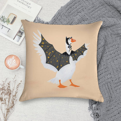 Bat Goose Soft Reinforced Edging Throw Pillow