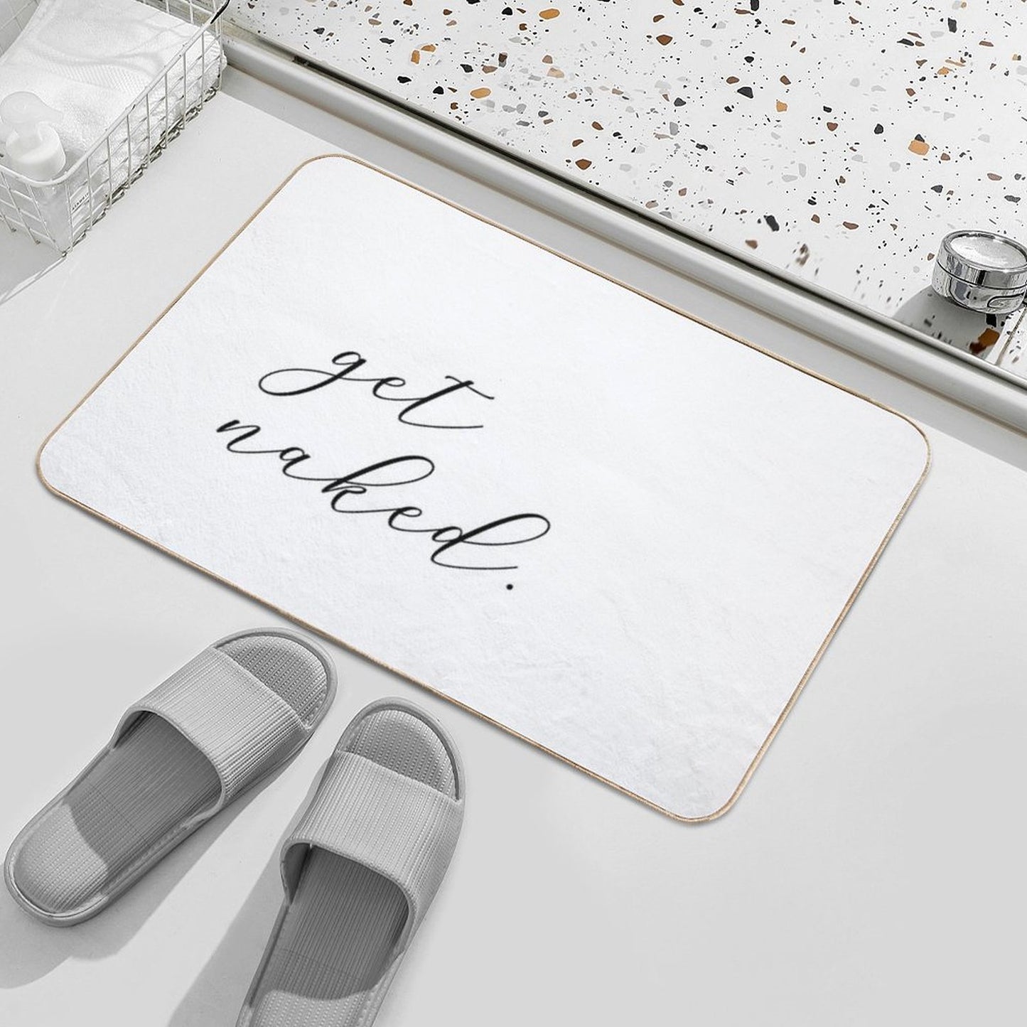 Get Naked - Script  Easy Maintenance Bath Mat