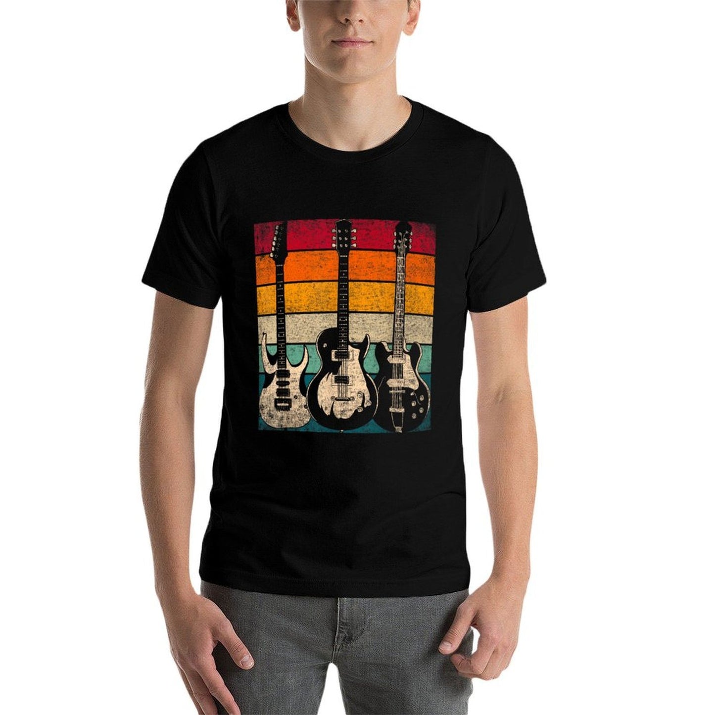 Retro Guitar  Soft T-Shirt