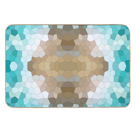 Sea Inspired Texture  Absorbent Bath Mat