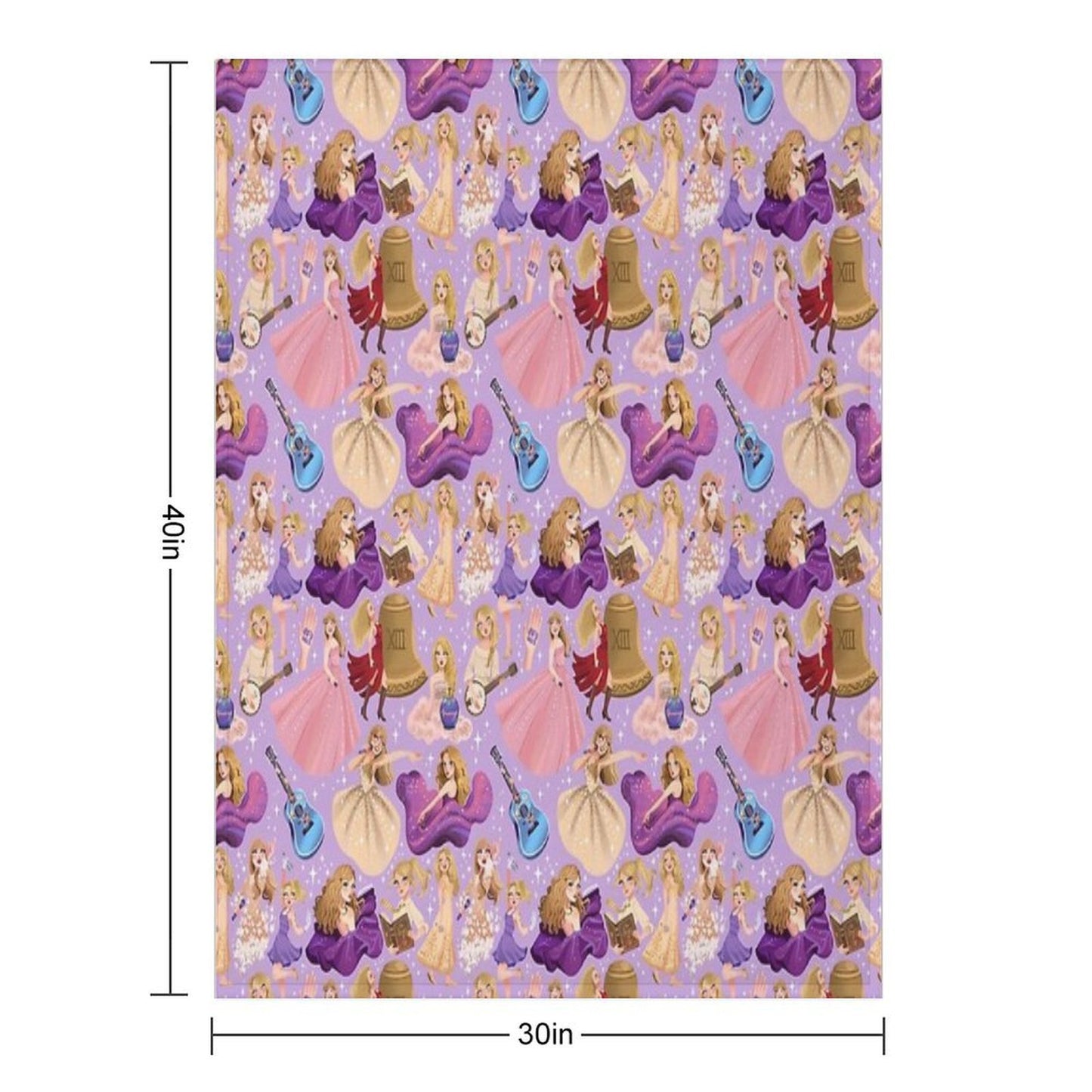 SPARKS FLY Easy Care Throw Blanket