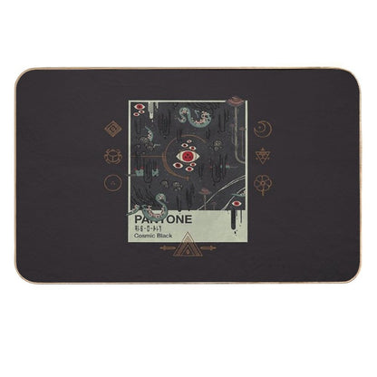 Cosmic Black  Fade-Resistant Bath Mat