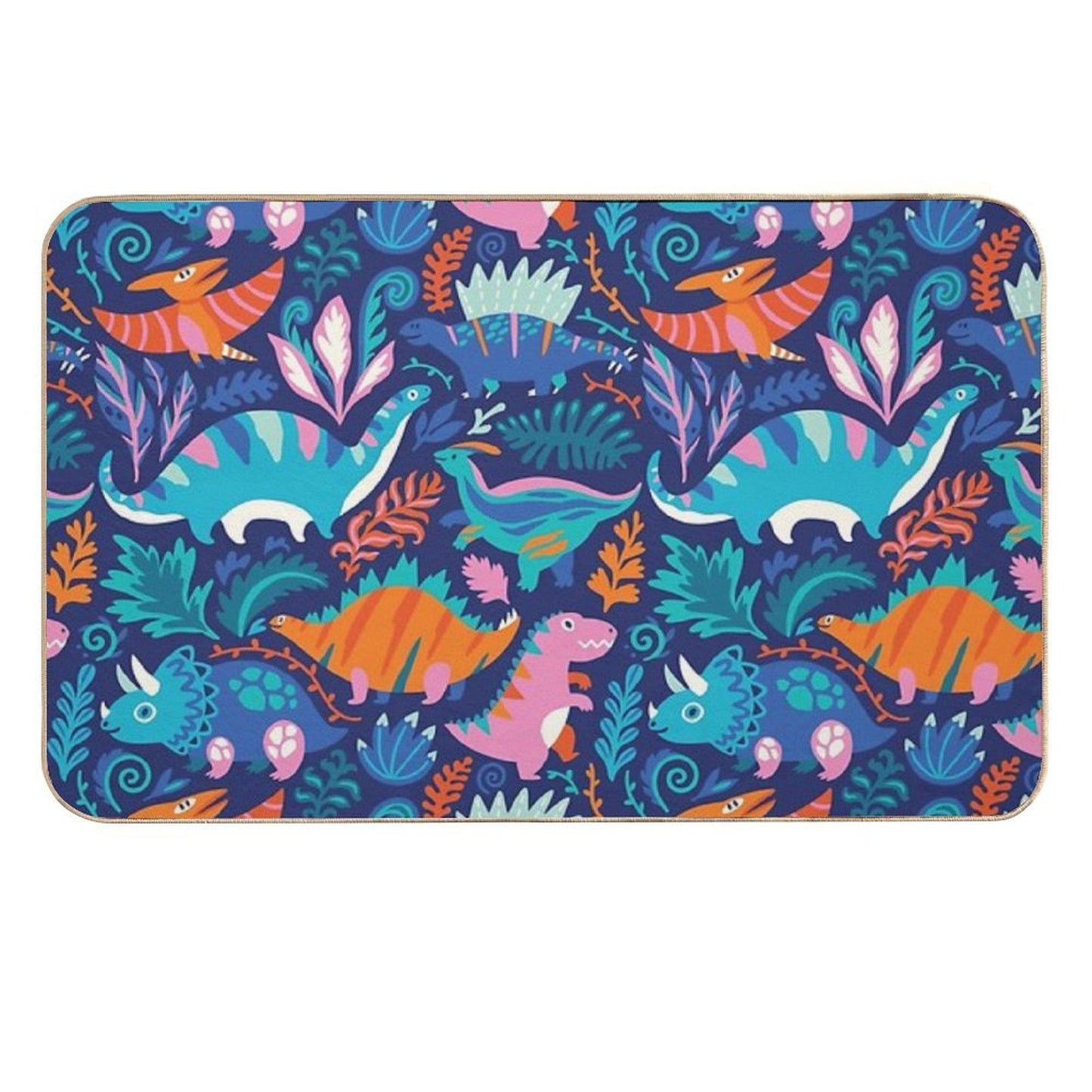 Dino Team 1  Easy To Clean Bath Mat