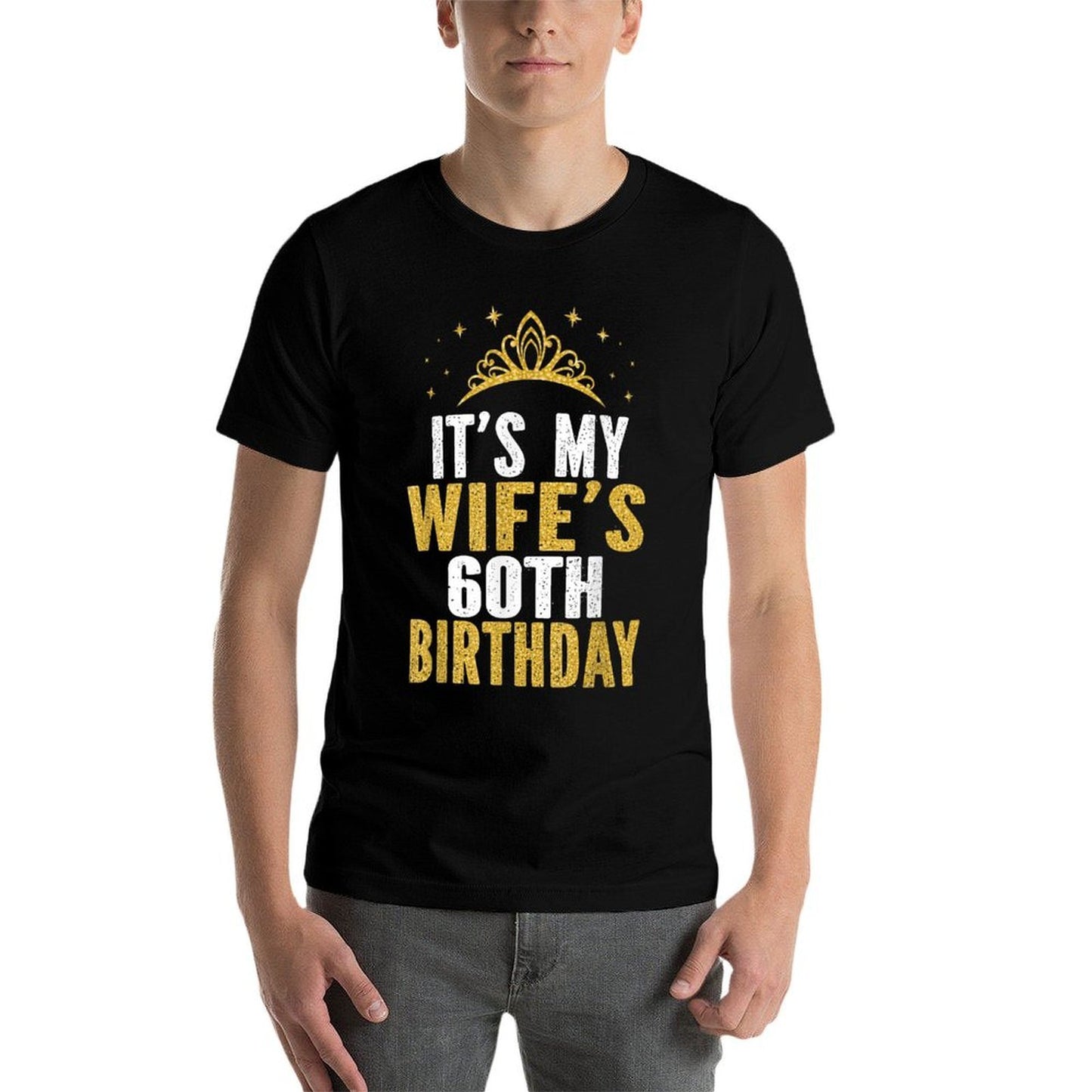 It's My Wife's 60th Birthday 60 Years Old Wives  Eco-friendly Material T-Shirt