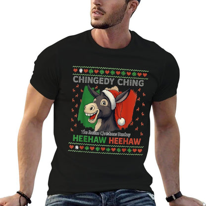 Chingedy Ching Dominick The Italian Christmas Donkey Xmas  Soft T-Shirt