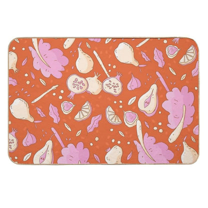Autumn Vegetables  Non-Slip Bath Mat