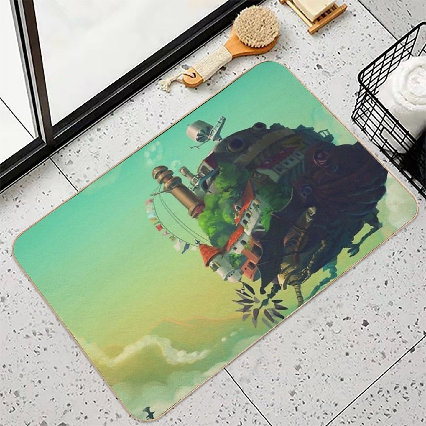 Anime Movie Landscape  Long-Lasting Bath Mat